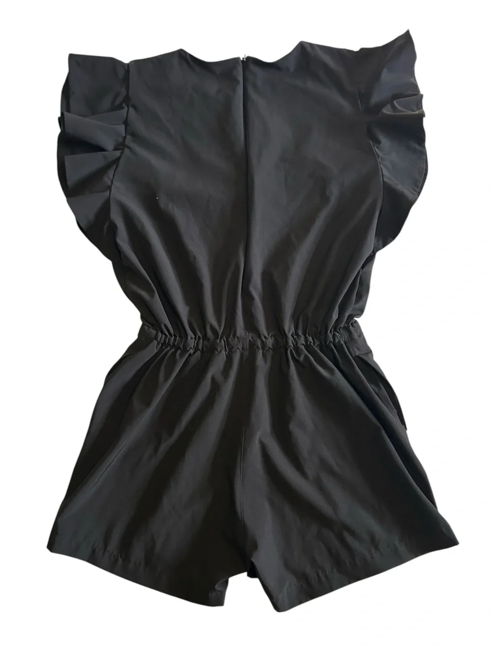 Albion Fit 9 to 9 Romper Black Casual Sporty Chic Minimalist Athleisure Size M